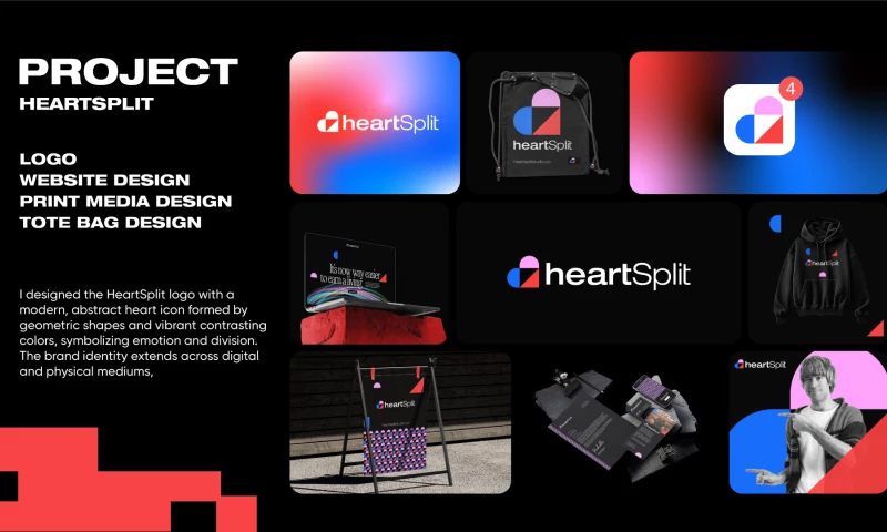 HeartSplit Brand Identity & Design System