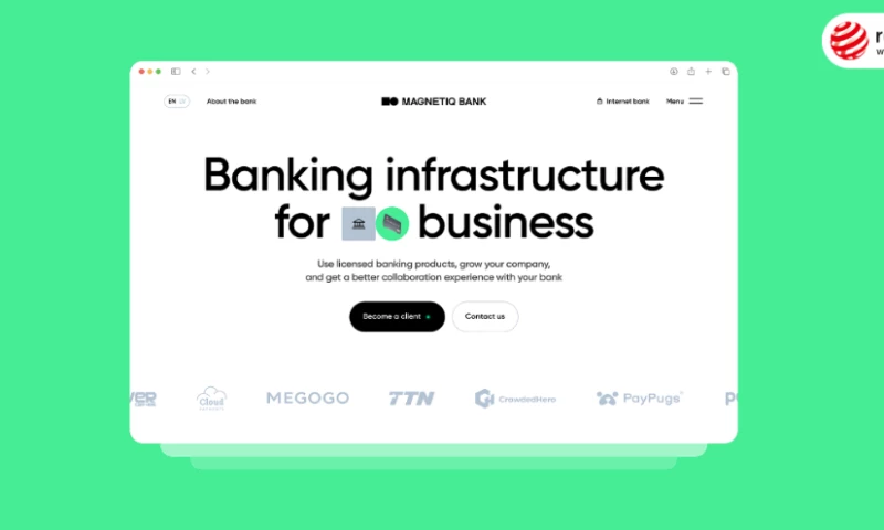 Goodface - Website and branding for the European B2B bank