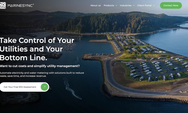 MarineSync B2B Website Redesign