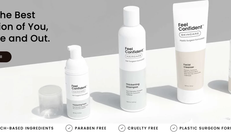 Feel Confident Ecommerce Website