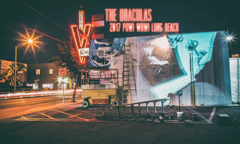 SICKBOAT - The Draculas - POW! WOW! Long Beach (2017)