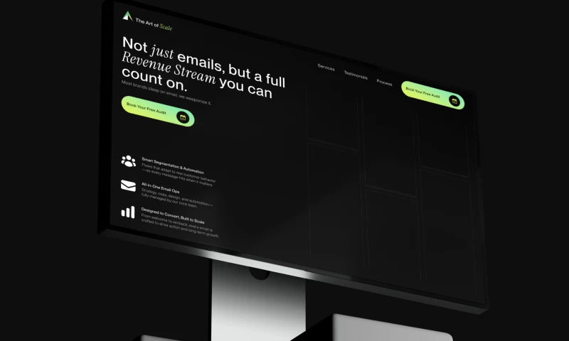 Hazel - Institutional Website for Email Marketing Company