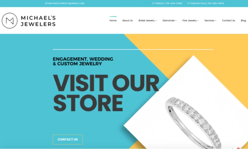 Afocus Development - E-commerce website (Jewelry)
