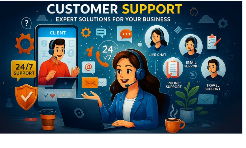 Customer Support Solutions for Multichannel Communication, Issue Resolution & Client Success for VPA
