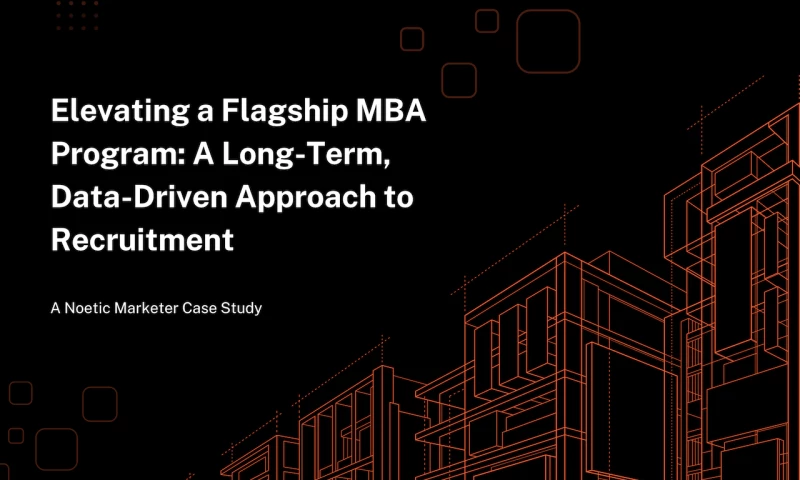 Data-Driven Recruitment for a Flagship MBA