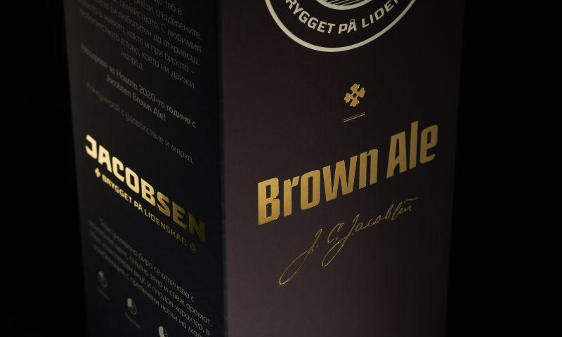 Design Depot - Limited edition gift box for Jacobsen Brown Ale beer