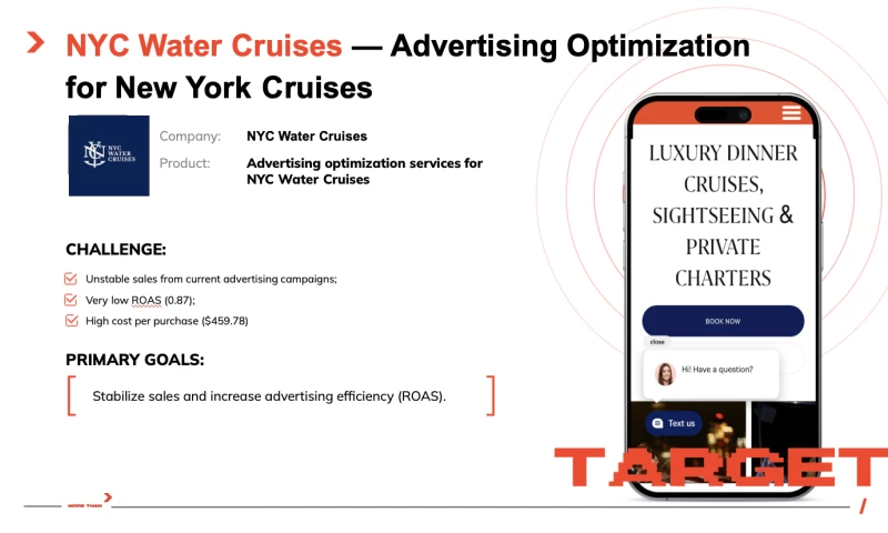 Elit-Web - Advertising Optimization for New York Cruises