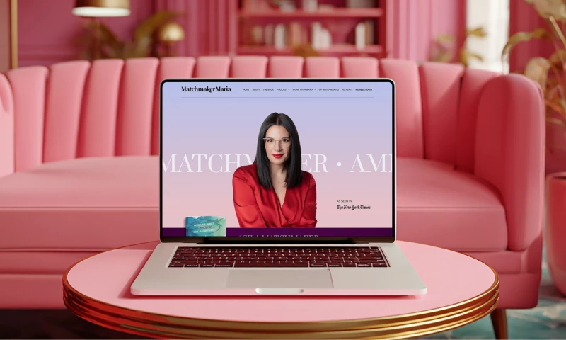 Regent Park Studio - Matchmaker Maria | Branding + Kajabi Website Design