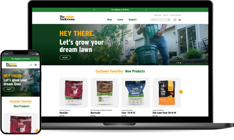 OmniSpear Web & Network Solutions - eCommerce Site & Mobile App - The Andersons