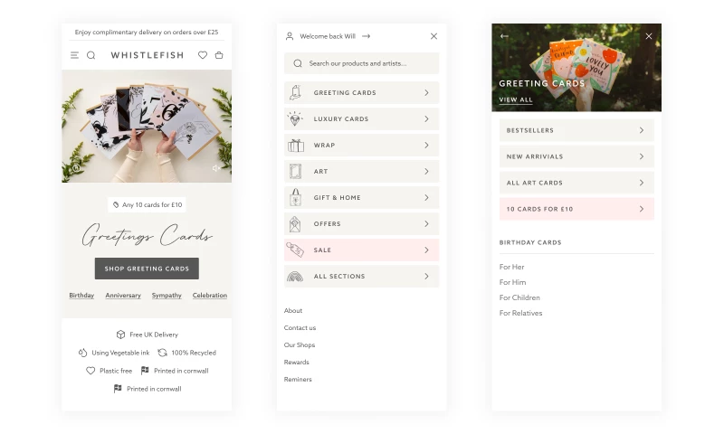 Anthony is Freelance - Whilstlefish Shopify Website Design