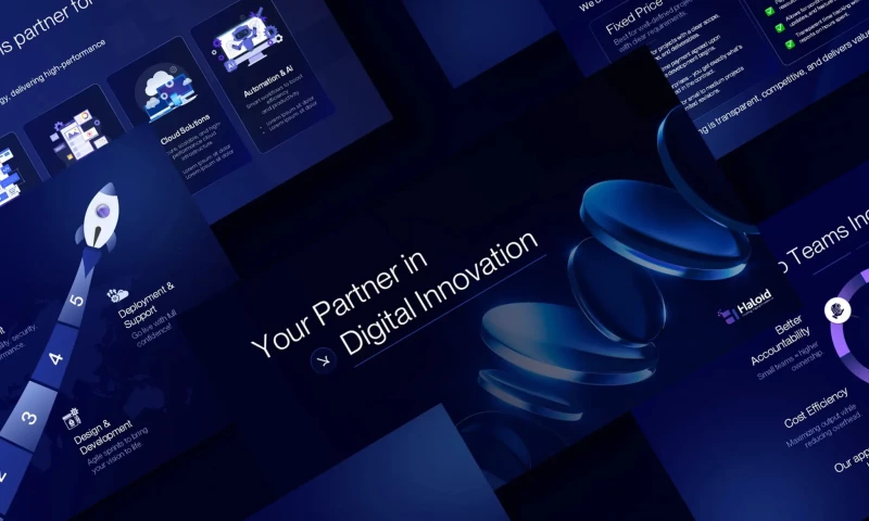 Comart Studios - Building Haloid Techs Through Social Media & Pitch Deck