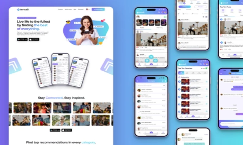 Build Me App - Social Media & Recommendation Platform (Tenszo)