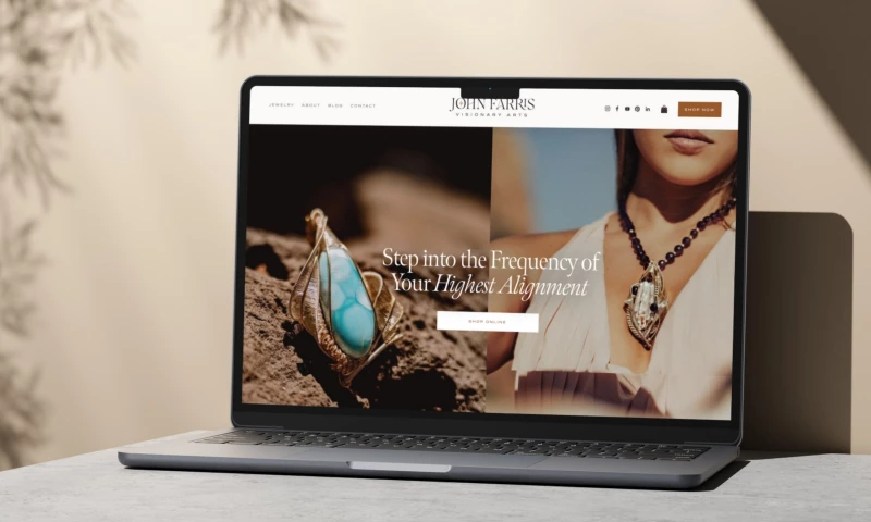 Marta Lebre - Custom Squarespace eCommerce Website for a Spiritual Business