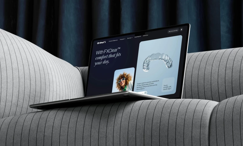 OrthoFX Brand, Web Design & Development