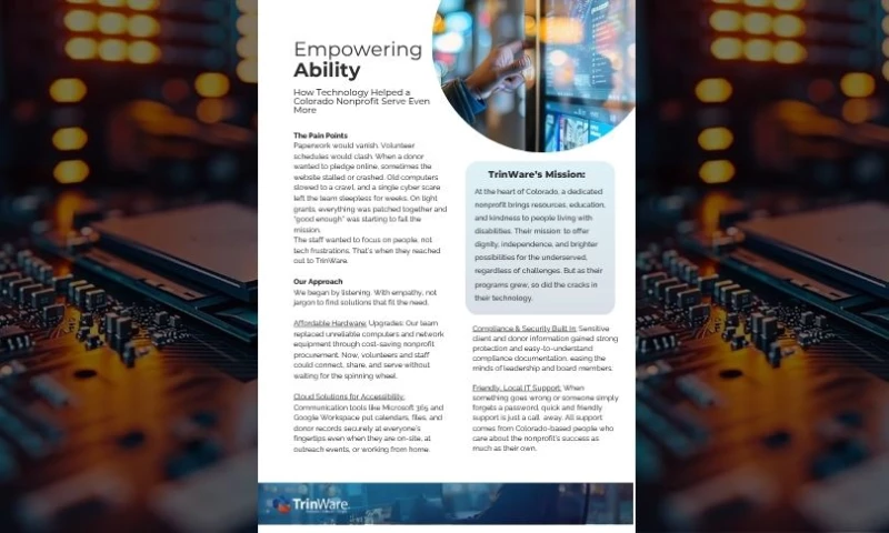 Nonprofit IT Managed Services