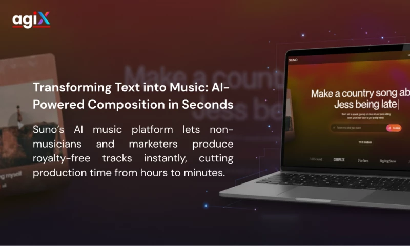 AgixTech - Suno: Text-to-Music AI Engine for Instant Audio Composition
