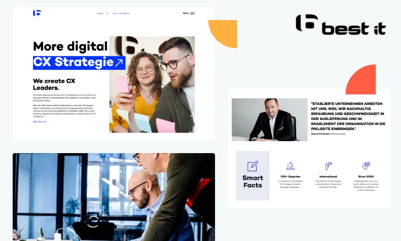 Naturaily - Best IT: An Ultra-Fast Custom Headless Website with Reusable Components for the IT Company