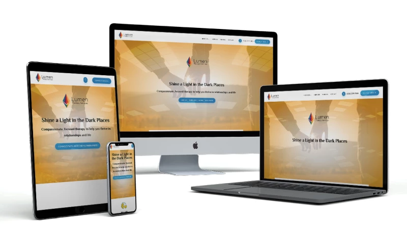Campfire Digital - Lumen Therapy Services Website