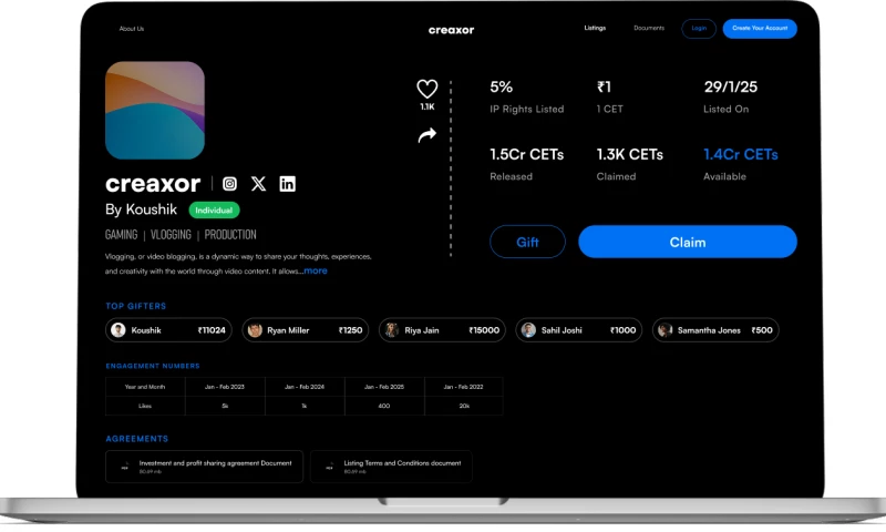 Monkhub Innovations - CREAXOR
