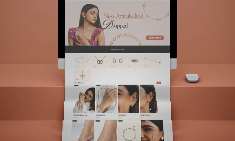 Seathink - Finimal Silver Jewelry E-Commerce Website