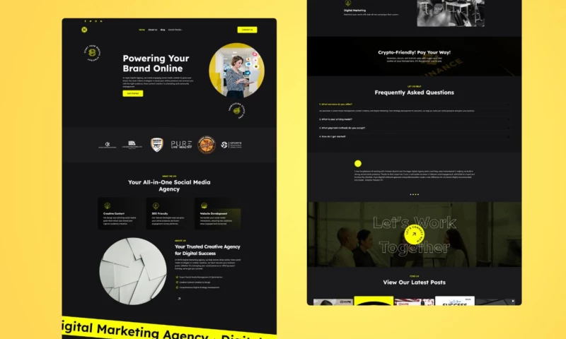 Hyde - Hype Digital Agency Website Built for Speed & Impact