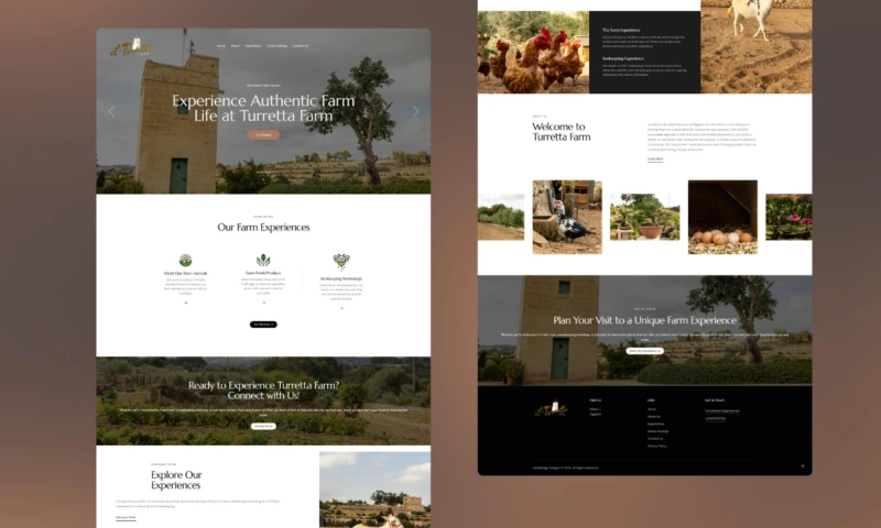 Hyde - Turretta Farm Rustic Brand Meets Modern Website
