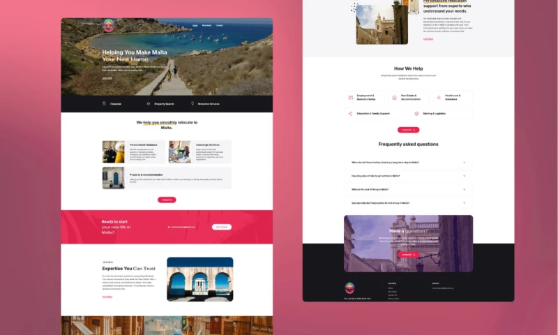 Hyde - MoveToMalta Relocation Services Website & Lead Funnel