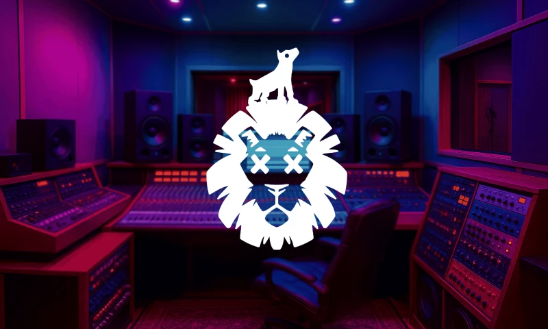 JQ Design Labs - Live Dog Dead Lion Logo Design