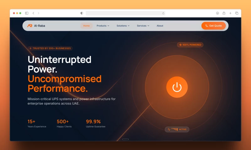 Al-Raba Technologies - B2B Power Solutions & IT Infrastructure