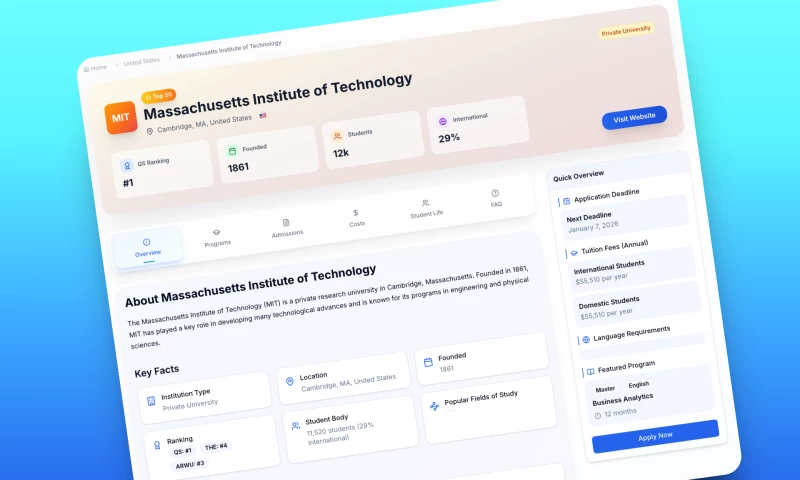 Qogent Global - AI-Powered Study Abroad Platform