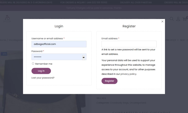 Solutions Indicator - AD bags