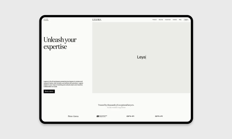 Legora Building the Future of Legal AI