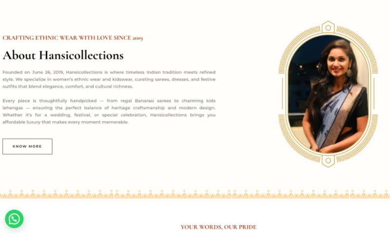 The Website Makers - Hansi collections