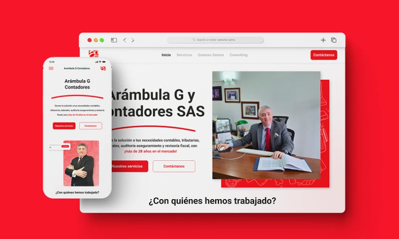 Development and Implementation of a Corporate Web Platform for Accounting Services and Coworking Spaces