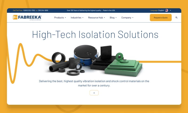 Global B2B Manufacturing Website Redesign with HubSpot Integration