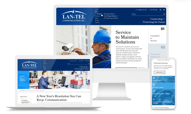 GoingClear - Cabling, Security and IT Infrastructure Company Web Design