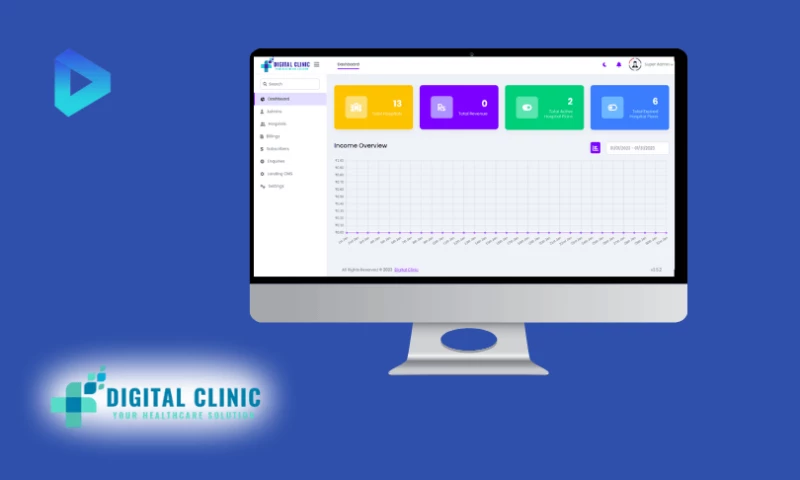 Digital Clinic : Cloud Healthcare Platform EHR & Online Appointments