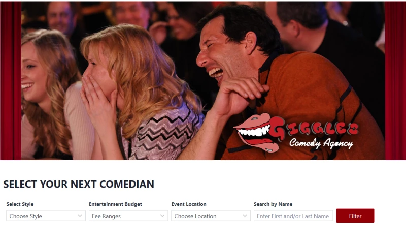 Visual dZign - Comedians Agency