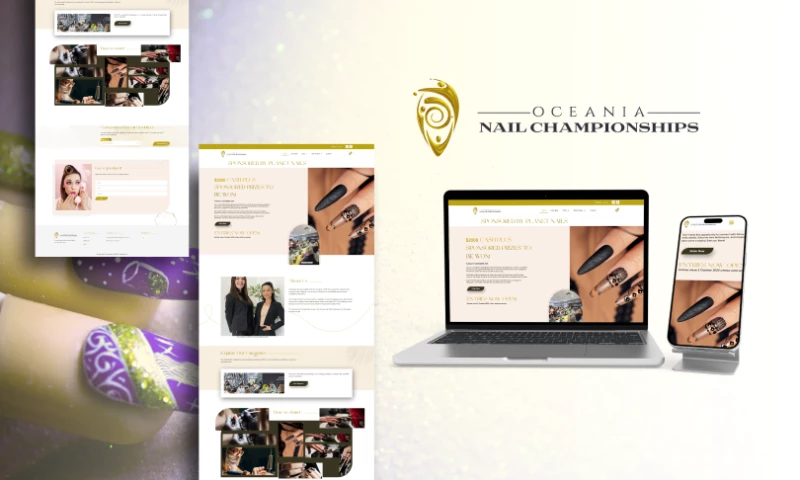Websadroit - Custom WordPress Website for Nail Art Championship Event