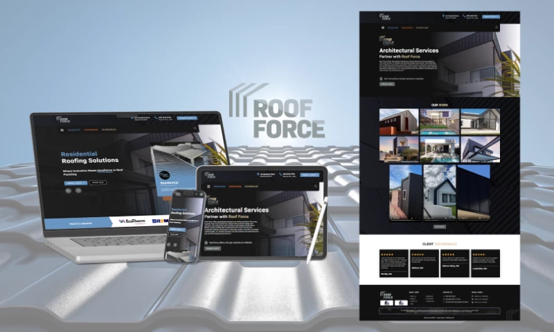 Websadroit - Roofing Services Website WordPress Development with Elementor