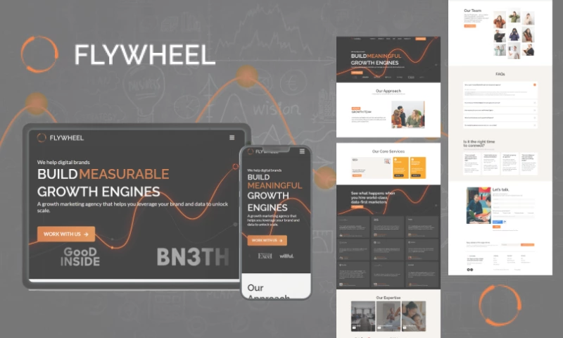 Websadroit - Modern WordPress Website for a Digital Agency