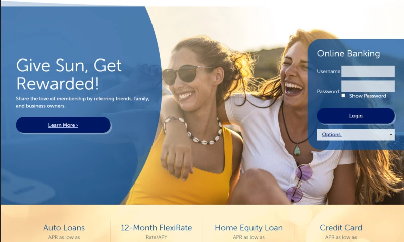 Axencia - Sun Federal Credit Union Website Design & Development
