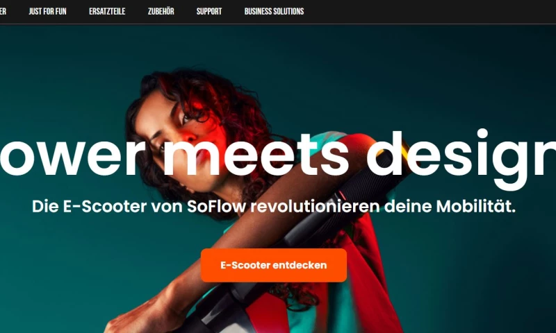 Axencia - SoFlow SO ONE PRO Electric Scooter Website Design