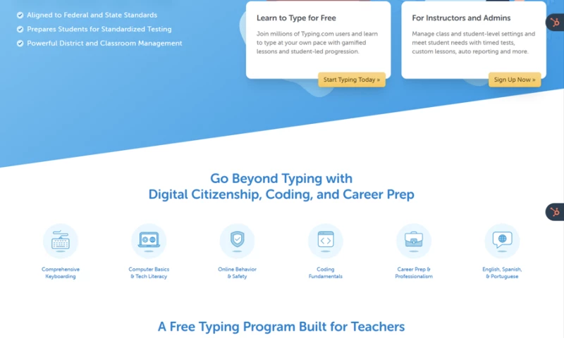 Axencia - Typing Education Platform Learn to Type Faster and Smarter