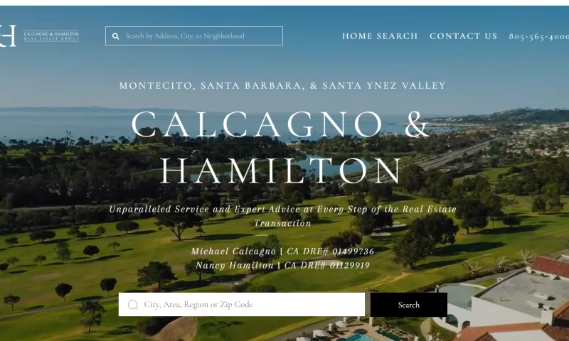 Axencia - Calcagno & Hamilton Real Estate Group Website Development