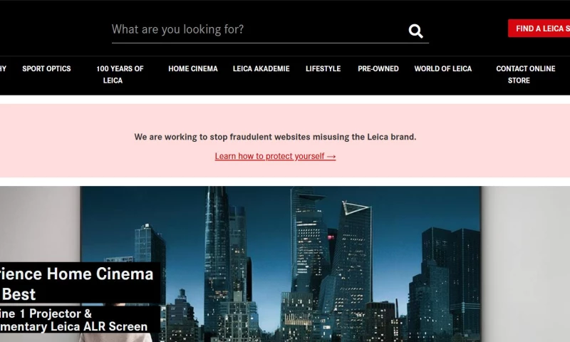 Axencia - Leica Camera USA Brand & E-Commerce Website