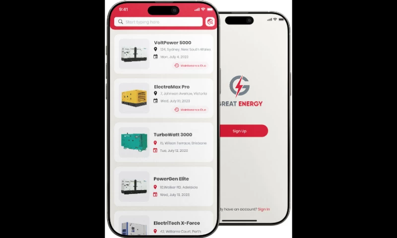 Elegant Media - Power Generation Management Mobile App