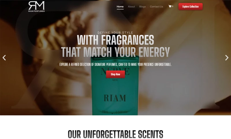 Prox Digital Agency - Riam Perfume