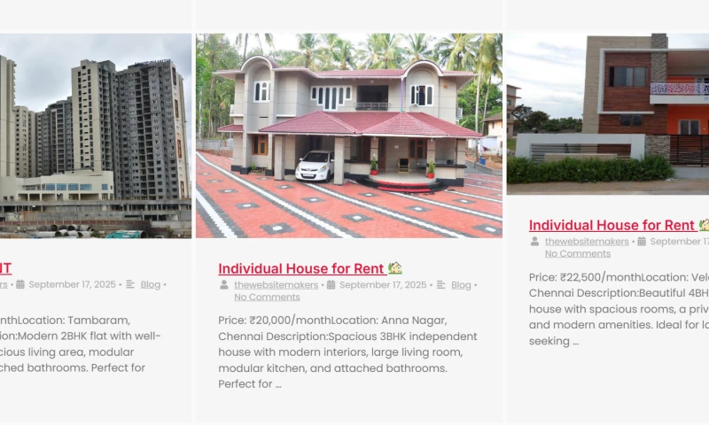 The Website Makers - Poraiyathal Real Estate
