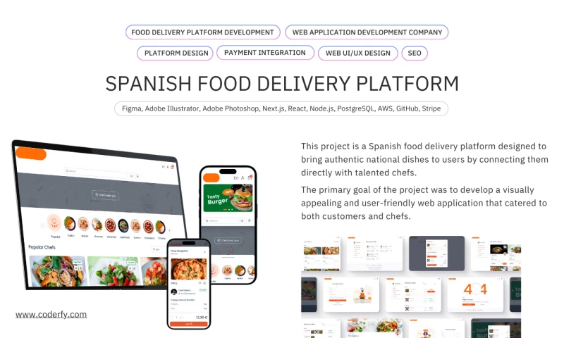 Spanish Food Delivery Web&Mobile Platform